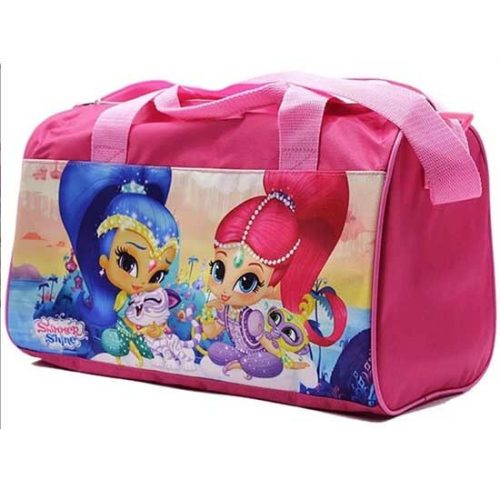 Shimmer és Shine sporttáska sötét rózsaszín