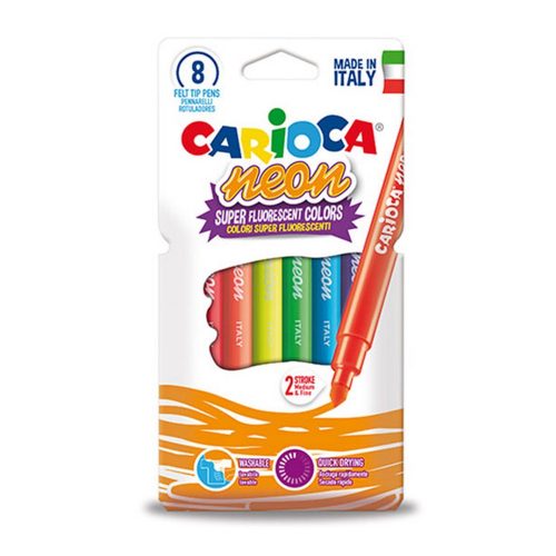 Carioca Filc Neon 8 darabos