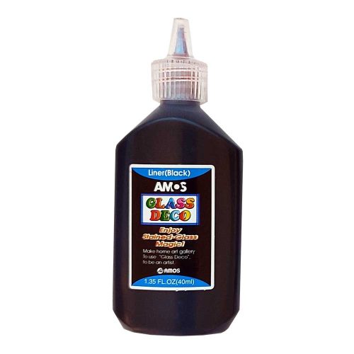 Amos kontúr festék 40 ml-es fekete