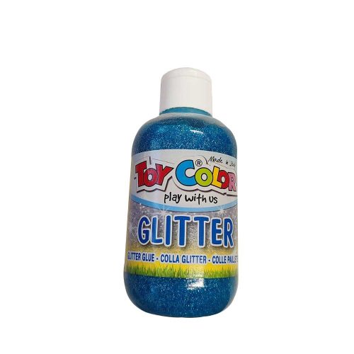 Glitter glue csillámos ragasztó 250 ml - Kék