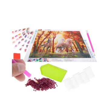 Gyémánt mozaik hímzés, DIY gyémánt festmények